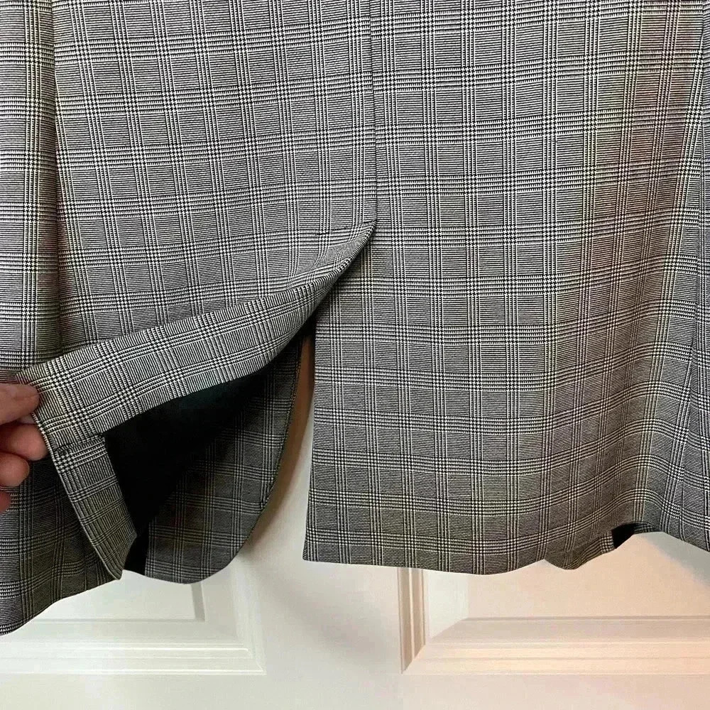 Gap Glen Plaid Black Blazer - Picture 6 of 11